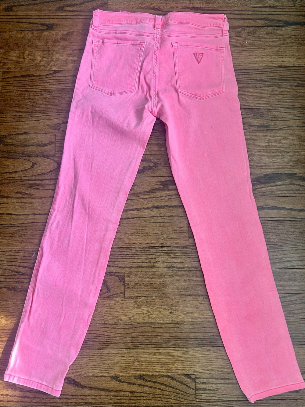 Guess Pink Skinny Jeans with Back Logo